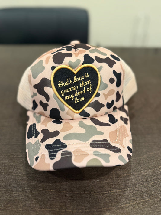 Camo God's Love Hat