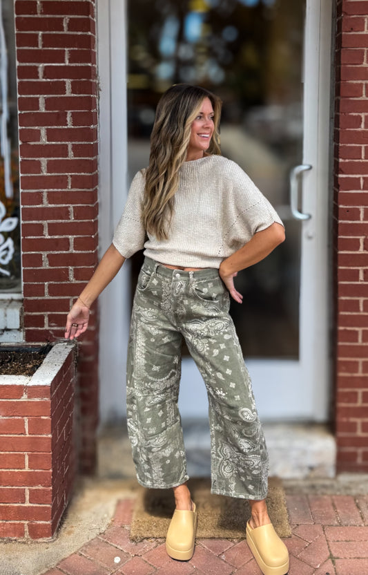 Vintage Army Barrel Jeans