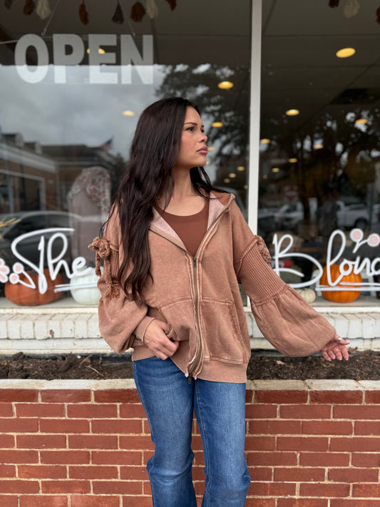 Mocha Tie Jacket