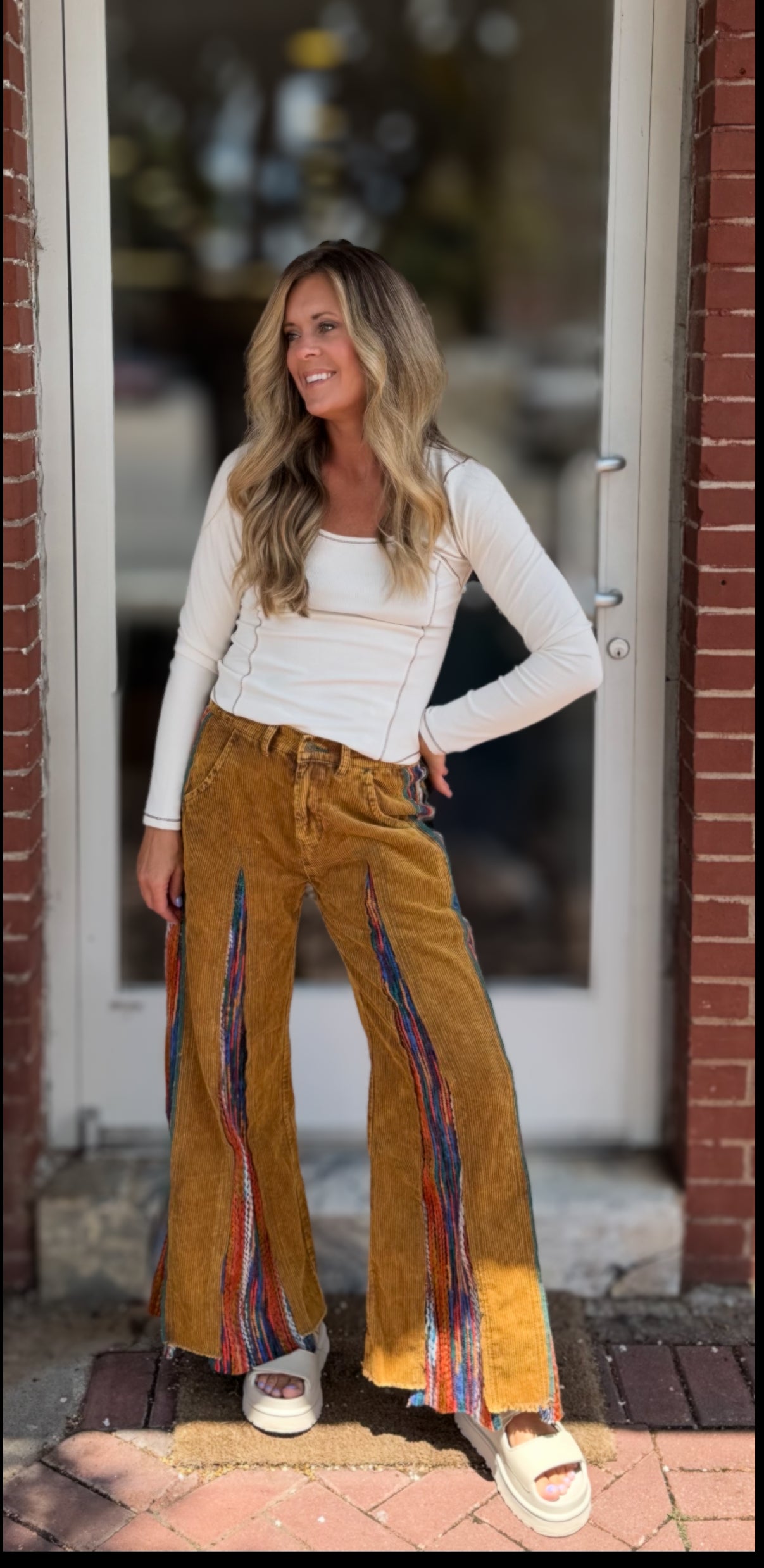 Camel Wide Leg Pants