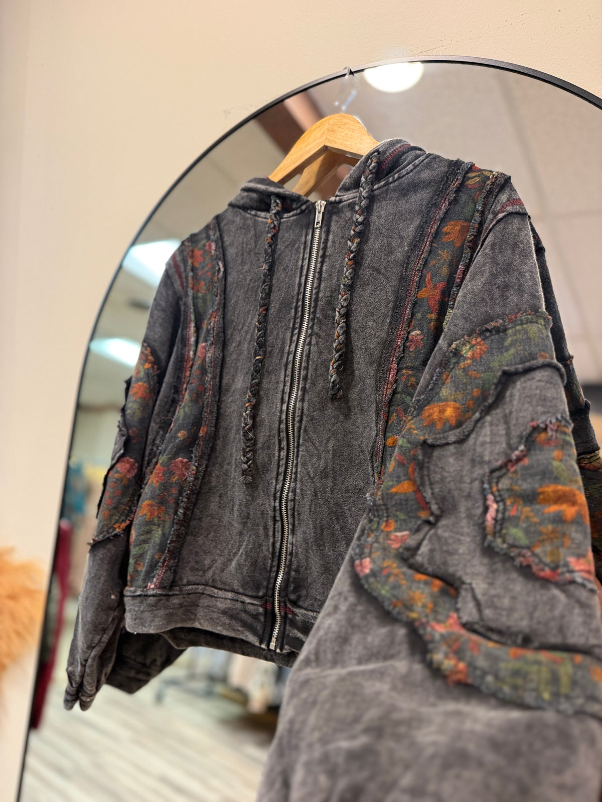 Black Vintage Hoodie