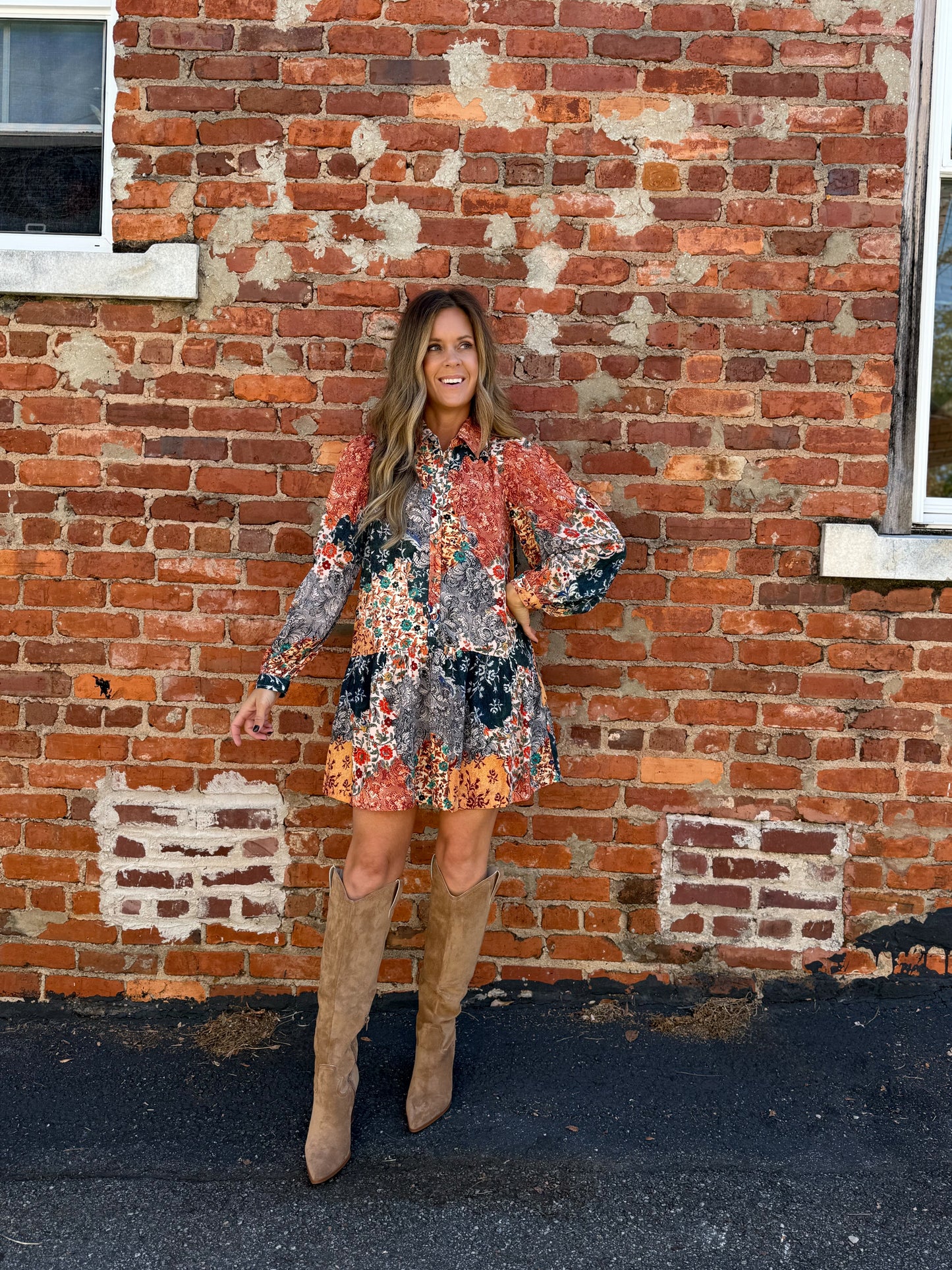 Camel Suede Tall Boots