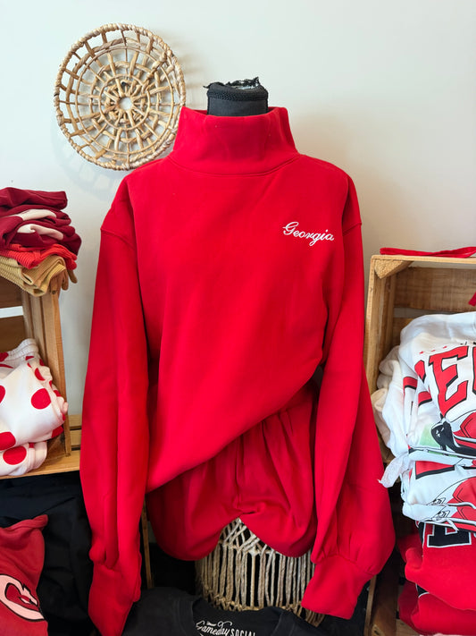 Georgia Mock Neck