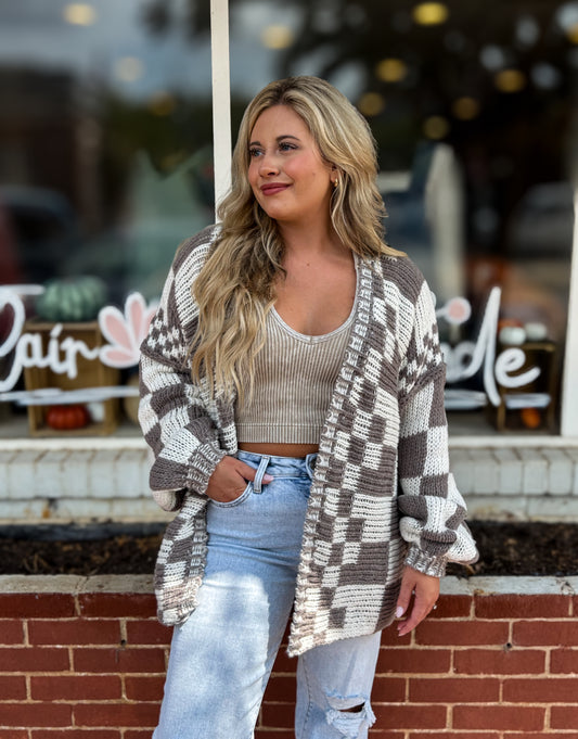 Mocha Brown Cardigan