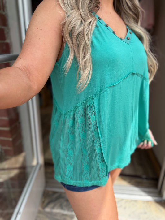 Tropical Peacock Top
