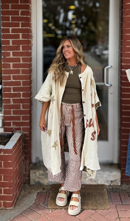 Caramel Barrel Pants