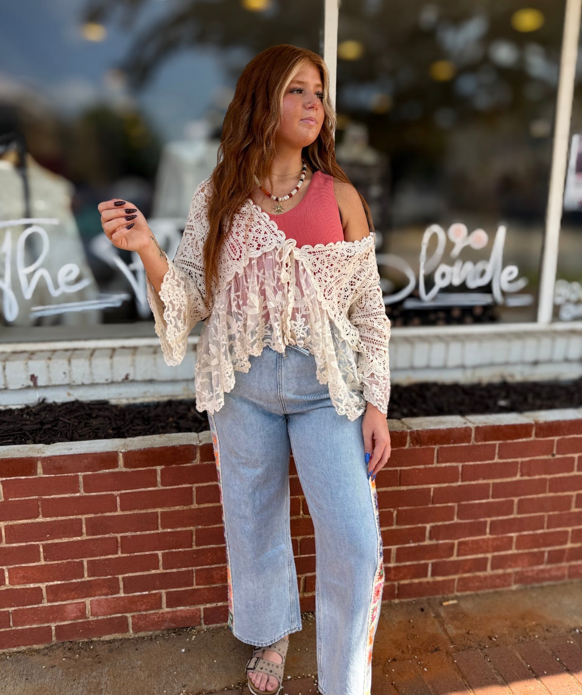 Denim Crochet Jeans