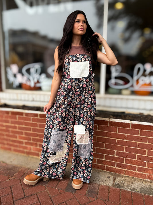 Black Multi Overalls