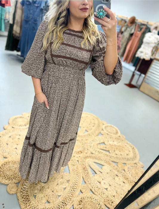 Lace Inset Dress