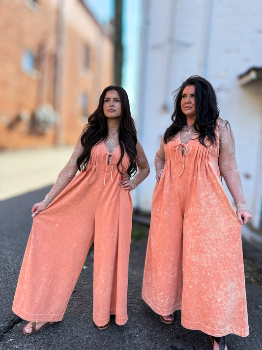 Coral Jumpsuit