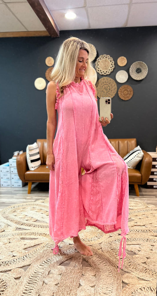 Pink Jumpsuit