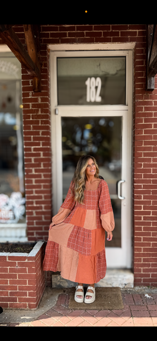 Pumpkin Latte L/S Dress