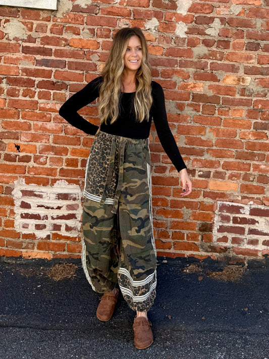 Camo Black Pants