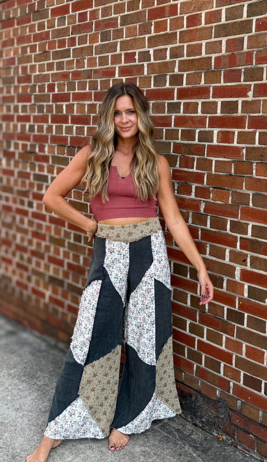 Charcoal Woven Pants