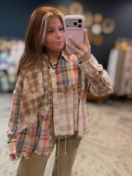 Brick Flannel Shirt