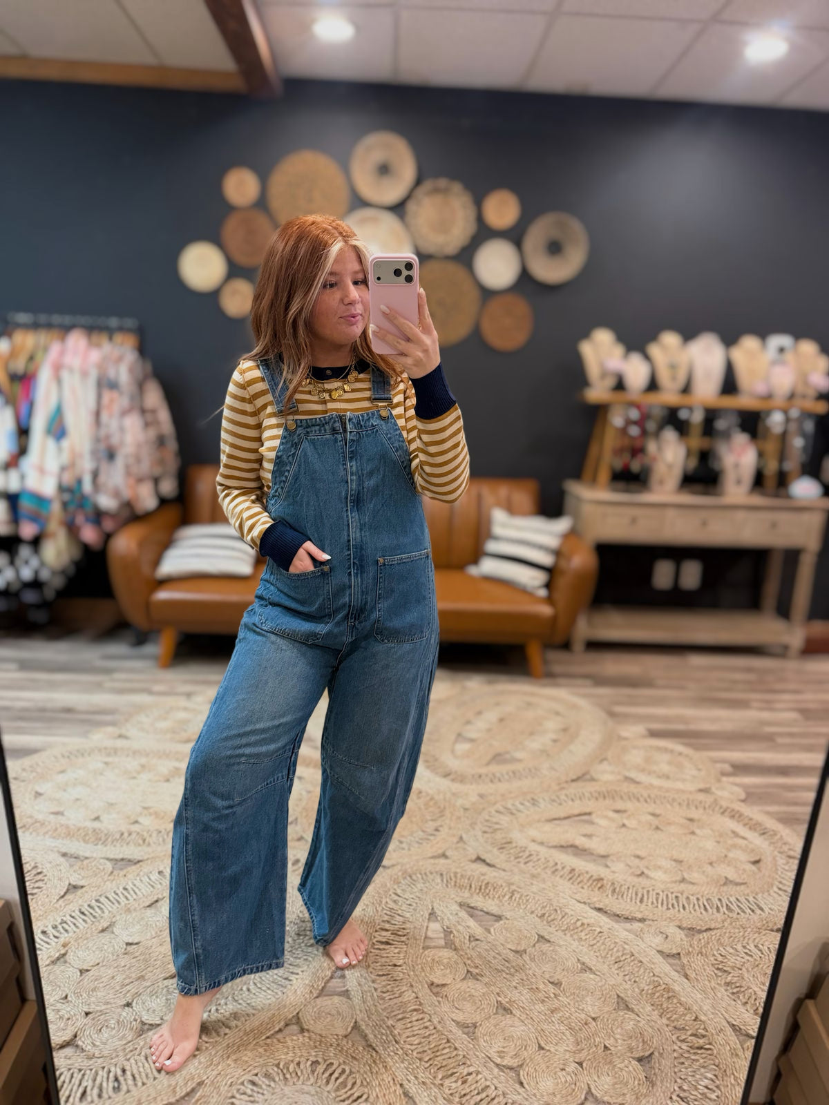 Blue Denim Overalls