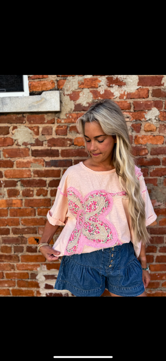 Blush Flower Top