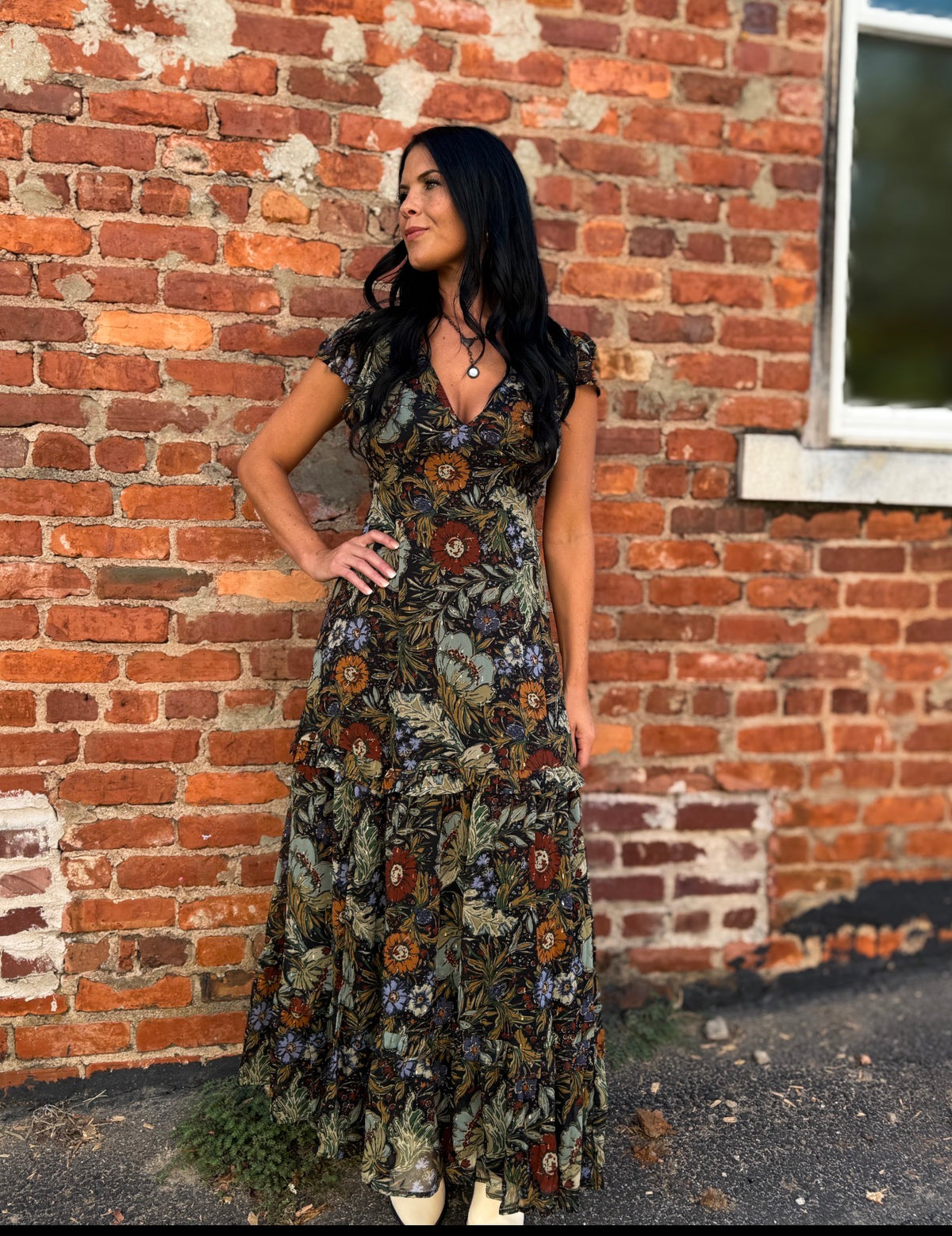 Black Multi Maxi Dress