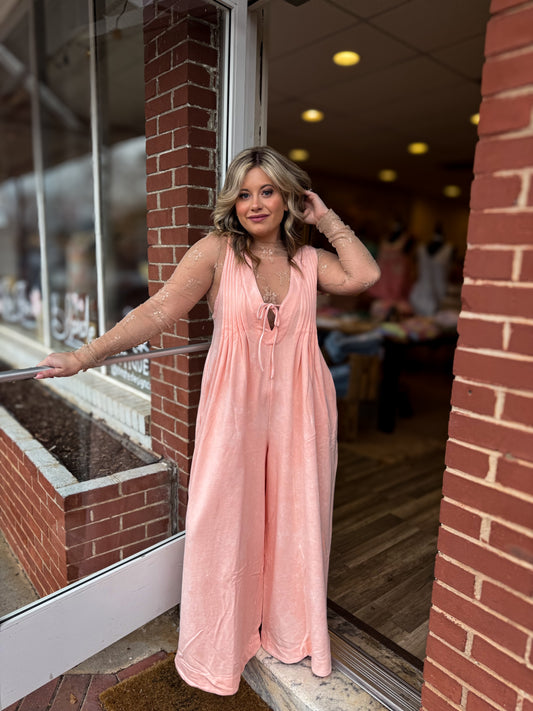 Peach Jumpsuit