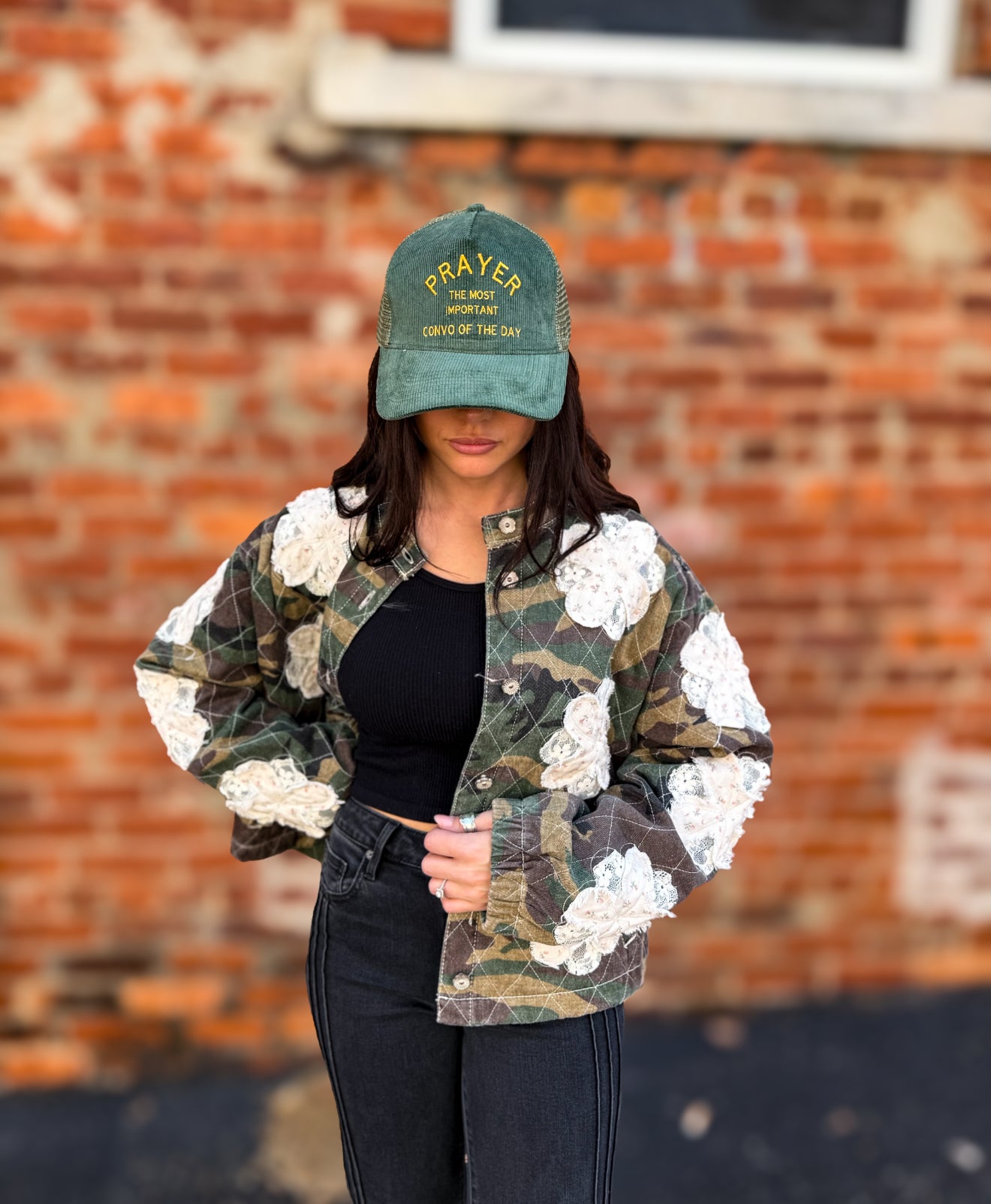 Green Prayer Hat