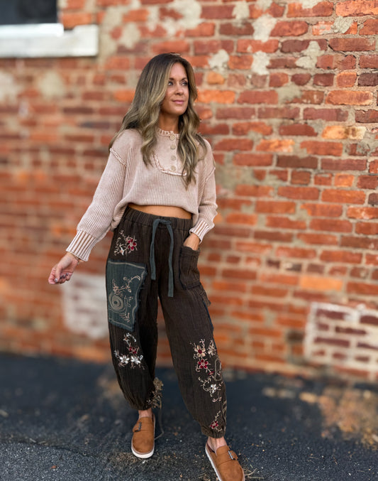 Washed Walnut Sweater