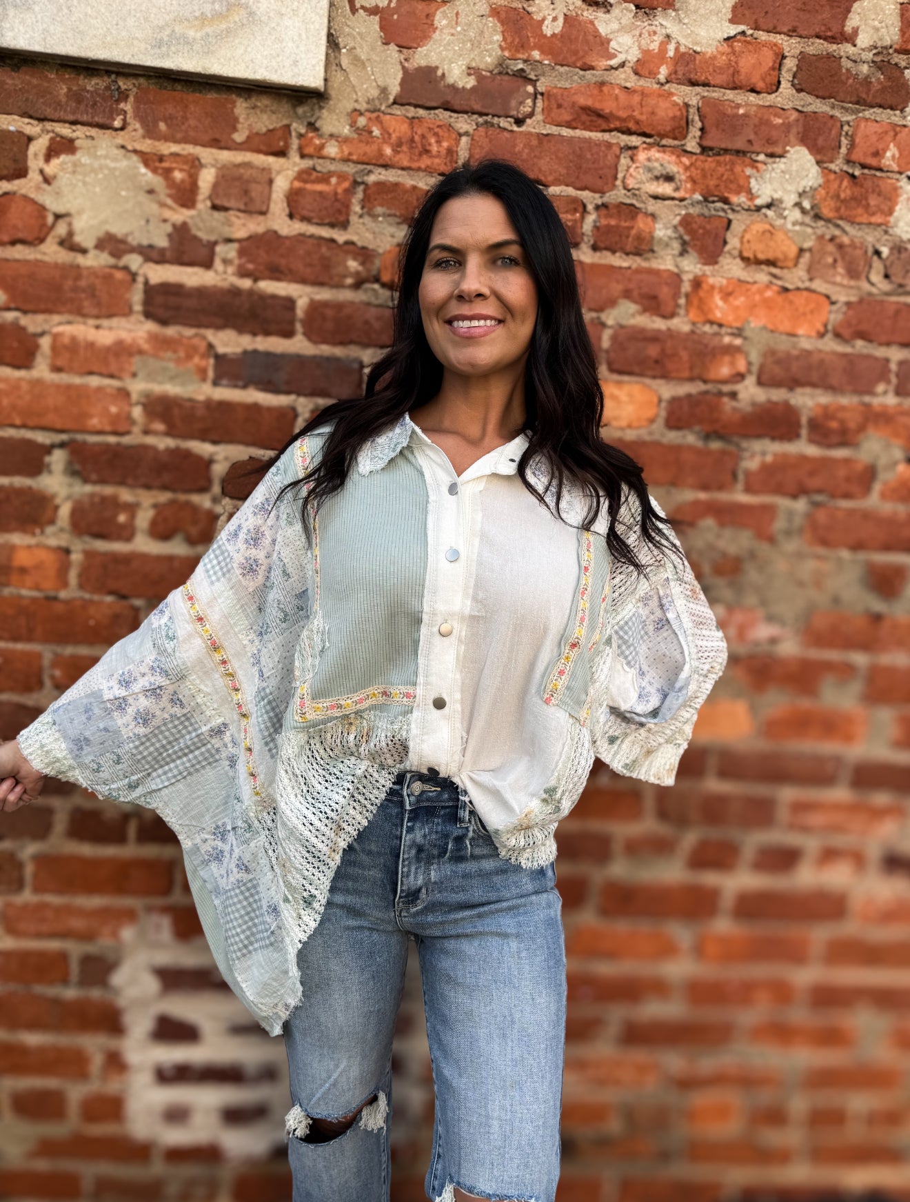 Off White Ribbed Top