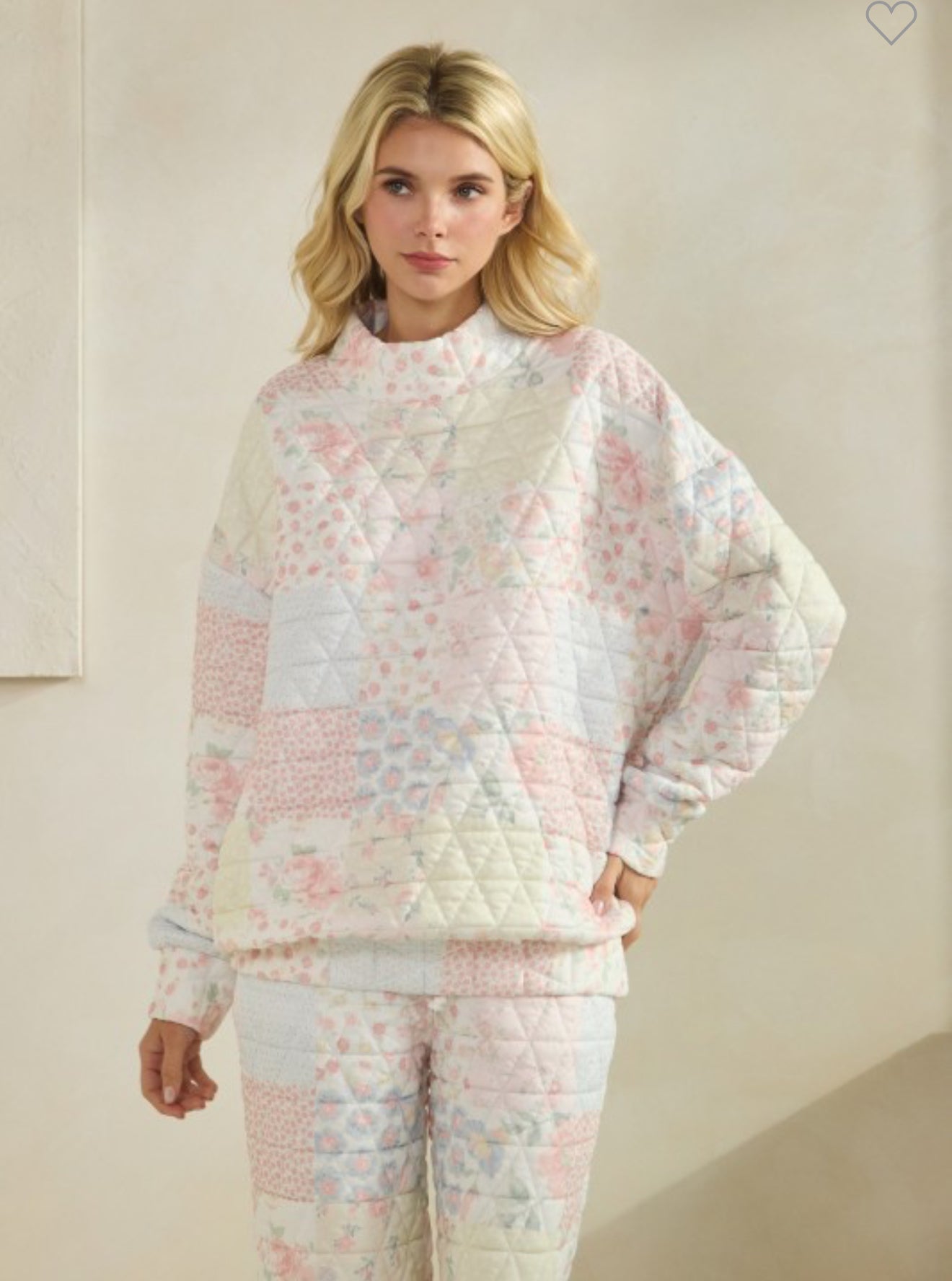 Pastel Mock Sweatshirt