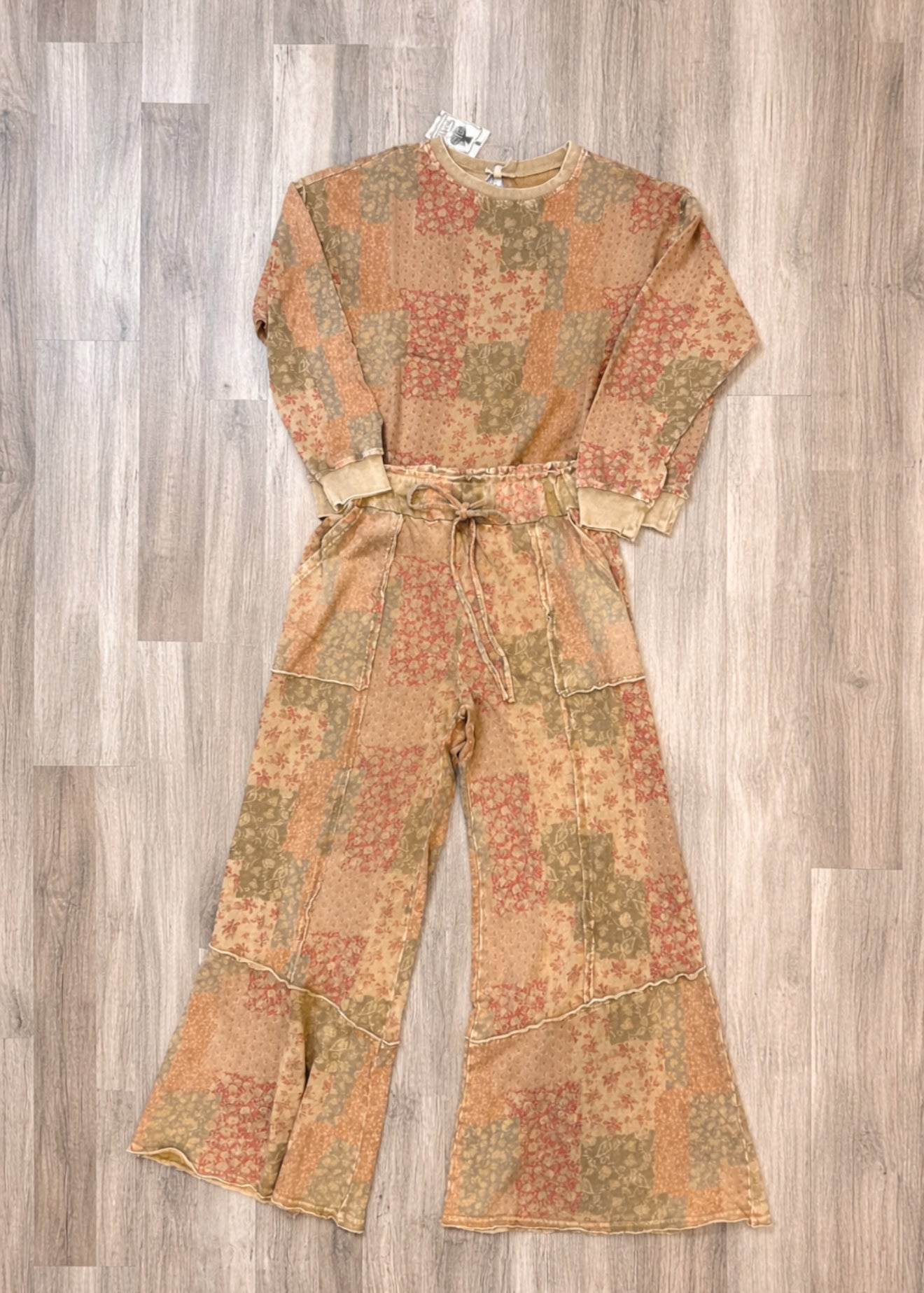 Khaki Patch Bottoms