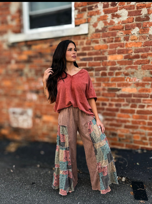 Burnt Orange Basic Top