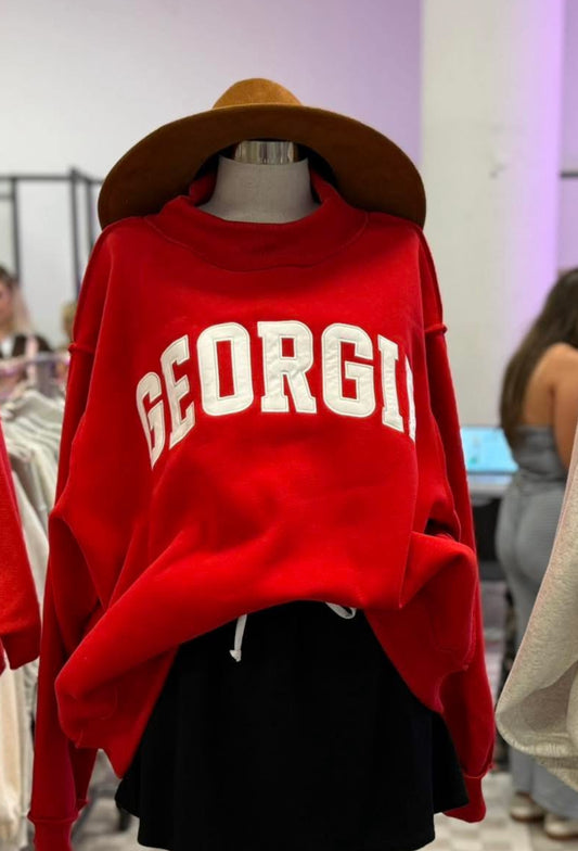 Red Georgia Sweatshirt