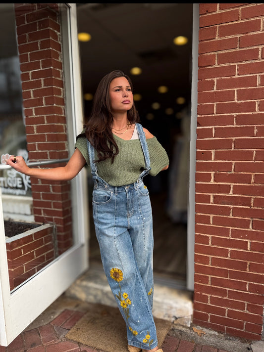Sunflower Overalls